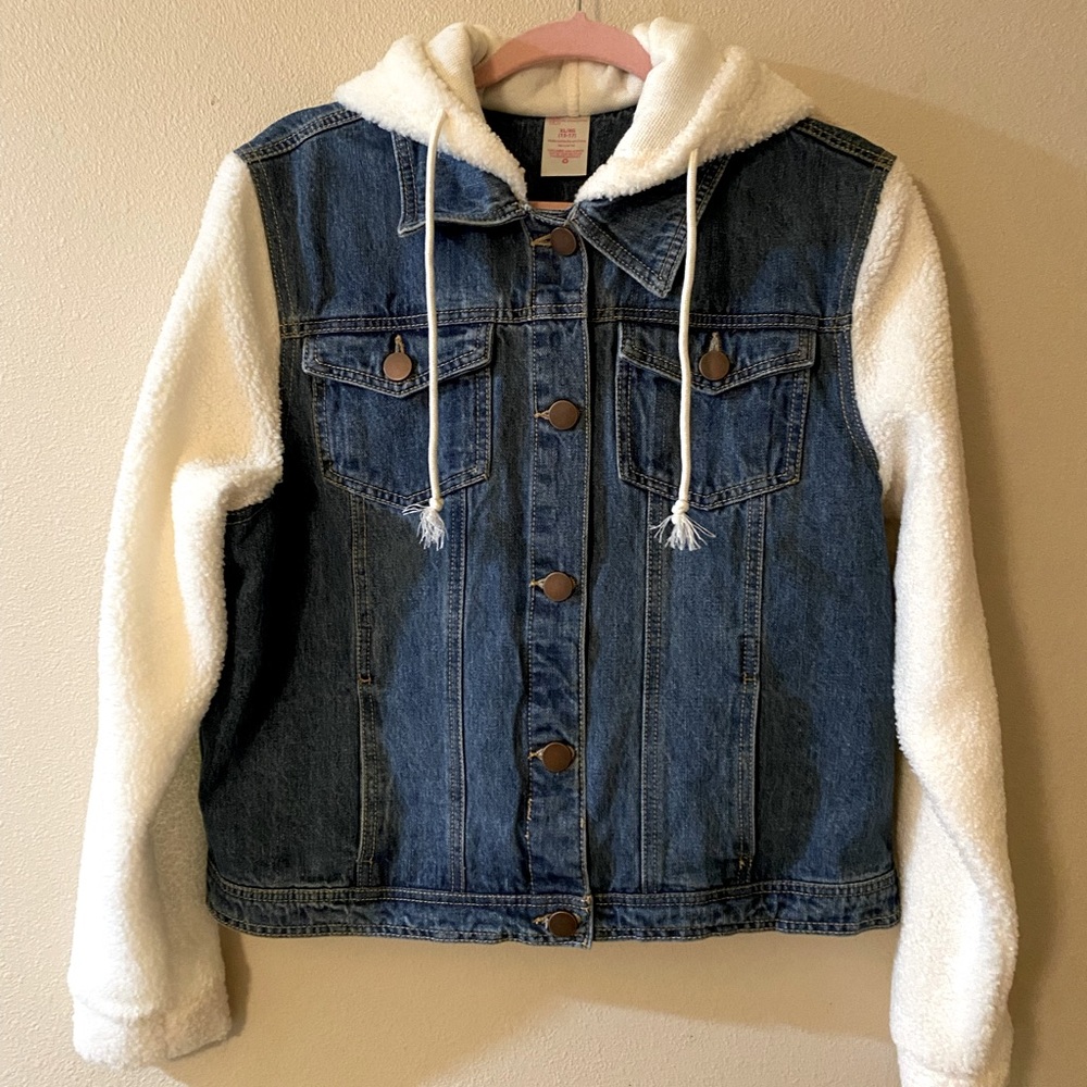 No Boundaries Denim Jacket XL
